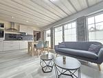 Wohnzimmer - Ferienwohnung Kajüte 4 Norddeich - Top-Hundeurlaub