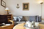 Wohnzimmer - Haus Sylti App. 1 - Top-Hundeurlaub