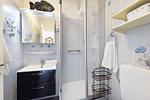 Badezimmer - Haus Sylti App. 1 - Top-Hundeurlaub