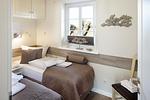 Schlafzimmer - Haus Sylti App. 2 - Top-Hundeurlaub