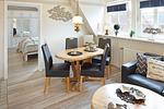 Wohnzimmer - Haus Sylti App. 3 - Top-Hundeurlaub