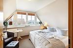 Schlafzimmer - Haus Sylti App. 4 - Top-Hundeurlaub