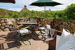 Terrasse - Heckenrose - Top-Hundeurlaub