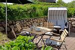 Terrasse - Heckenrose - Top-Hundeurlaub