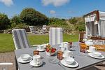 Terrasse - Heimathafen - Top-Hundeurlaub