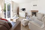 Wohnzimmer - Haus Oase - Top-Hundeurlaub