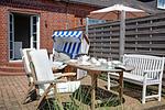 Terrasse - Bootsmanns Hüs - Top-Hundeurlaub