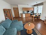 Wohnzimmer - Komfort Ferienwohnung mit 1 Schlafzimmer und Terrasse im Erdgeschoss (102) - Top-Hundeurlaub