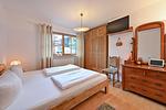Schlafzimmer - Ferienwohnung 50er Vintage Flair - Top-Hundeurlaub