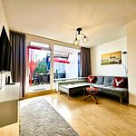 Wohnzimmer - Ferienappartement Panoramablick - Top-Hundeurlaub