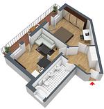 Grundriss - Ferienwohnung Herzstück - Top-Hundeurlaub