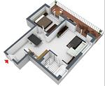 Grundriss - Ferienwohnung Mensel City 1 - Top-Hundeurlaub