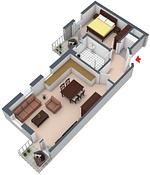 Grundriss - Ferienwohnung Stephan - Top-Hundeurlaub