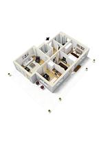 Grundriss - Appartement MB 01 - Top-Hundeurlaub