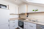 Küche, Essbereich, Wohnzimmer - Ferienwohnung Griabig - Top-Hundeurlaub