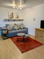 Wohnzimmer - Ferienwohnung Bergblick - Top-Hundeurlaub