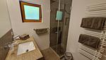 Lavabo und Dusche - 3-Zimmerwohnung - Top-Hundeurlaub