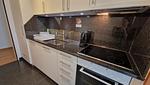 Küchenzeile mit grossem Kühlschrank - 3-Zimmerwohnung - Top-Hundeurlaub