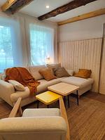 Wohnzimmer - Kombüse - Top-Hundeurlaub