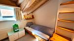 Schlafzimmer mit Einzelbett - 6½-Zimmerwohnung - Top-Hundeurlaub