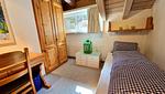 Schlafzimmer mit Einzelbett - 6½-Zimmerwohnung - Top-Hundeurlaub