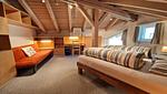 Schlafzimmer für 3 Personen, Doppelbett und ausziehbares Sofa - 6½-Zimmerwohnung - Top-Hundeurlaub