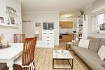 Wohnzimmer - FeWo10: Balkon, Sauna, Schwimmbad - Top-Hundeurlaub