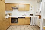 Küche / Küchenzeile - FeWo10: Balkon, Sauna, Schwimmbad - Top-Hundeurlaub