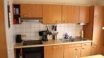 Küche / Küchenzeile - Ferienhaus DünenRose - Top-Hundeurlaub