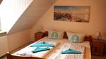Schlafzimmer - Ferienhaus DünenRose - Top-Hundeurlaub
