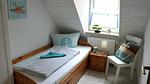 Schlafzimmer - Ferienhaus DünenRose - Top-Hundeurlaub