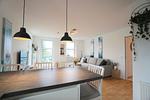 Küche / Küchenzeile - Helle und moderne Ferienwohnung 'Südstrand Apartment' mit Balkon, direkt an der Ostsee - Top-Hundeurlaub