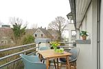 Balkon - Helle und moderne Ferienwohnung 'Südstrand Apartment' mit Balkon, direkt an der Ostsee - Top-Hundeurlaub