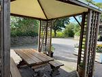 Terrasse - Ferienwohnung Isi-Blick für 4 bis zu Personen - Reiterferien - Top-Hundeurlaub