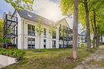 Fassade / Eingang - Ferienwohnung Ostsee Nest - Top-Hundeurlaub