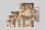 Grundriss - Ferienwohnung Ostsee Nest - Top-Hundeurlaub