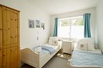 Schlafzimmer - Ferienwohnung für 4 Personen am Borbyer Ufer mit zwei Sonnenterrassen - Top-Hundeurlaub