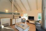 Wohnzimmer - Idyllische Auszeit an der Schlei: Ferienwohnung 'An der Linde' - Top-Hundeurlaub