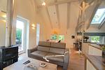 Wohnzimmer - Idyllische Auszeit an der Schlei: Ferienwohnung 'An der Linde' - Top-Hundeurlaub