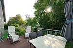 Balkon - Idyllische Auszeit an der Schlei: Ferienwohnung 'An der Linde' - Top-Hundeurlaub