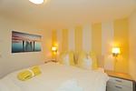 Schlafzimmer - Idyllische Auszeit an der Schlei: Ferienwohnung 'An der Linde' - Top-Hundeurlaub