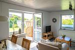 Wohnzimmer - Haus Pusteblume Wohnung 1 - Top-Hundeurlaub