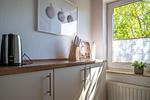 Küche / Küchenzeile - Haus Pusteblume Wohnung 1 - Top-Hundeurlaub