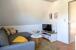 Wohnzimmer - Haus Pusteblume Wohnung 3 - Top-Hundeurlaub