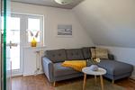 Wohnzimmer - Haus Pusteblume Wohnung 3 - Top-Hundeurlaub