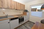 Küche / Küchenzeile - Ferienwohnung Robbe - Top-Hundeurlaub