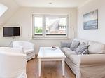 Wohnzimmer in der Ferienwohnung "Himmel" - Haus Watthus - Wohnung Himmel - Top-Hundeurlaub