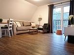 Wohnzimmer - Waldwohnung-Haus Ahooper Holz - Top-Hundeurlaub