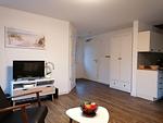 Wohnzimmer - Waldwohnung-Haus Ahooper Holz - Top-Hundeurlaub