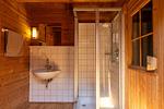 Badezimmer - Economy Blockhaus Fernando Magellan - Top-Hundeurlaub